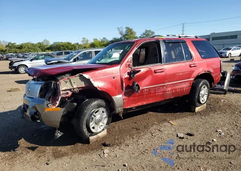 2002 Mercury Mountaineer z USA, uszkodzony, nr VIN 4M2ZU86E32ZJ09641
